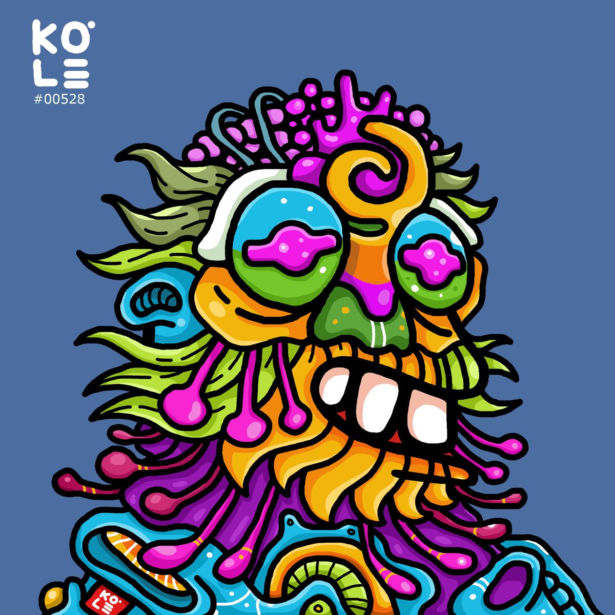 New Drop🔥#kolemozter #528 - Kole Kala Magical Super Flower power! he can turn into the king of flowers in the entire galaxy! Check this unique and colorful #nftcollection on #OpenSeaNFT in #Ethereum  Chain❤️
✅ opensea.io/assets/ethereu…