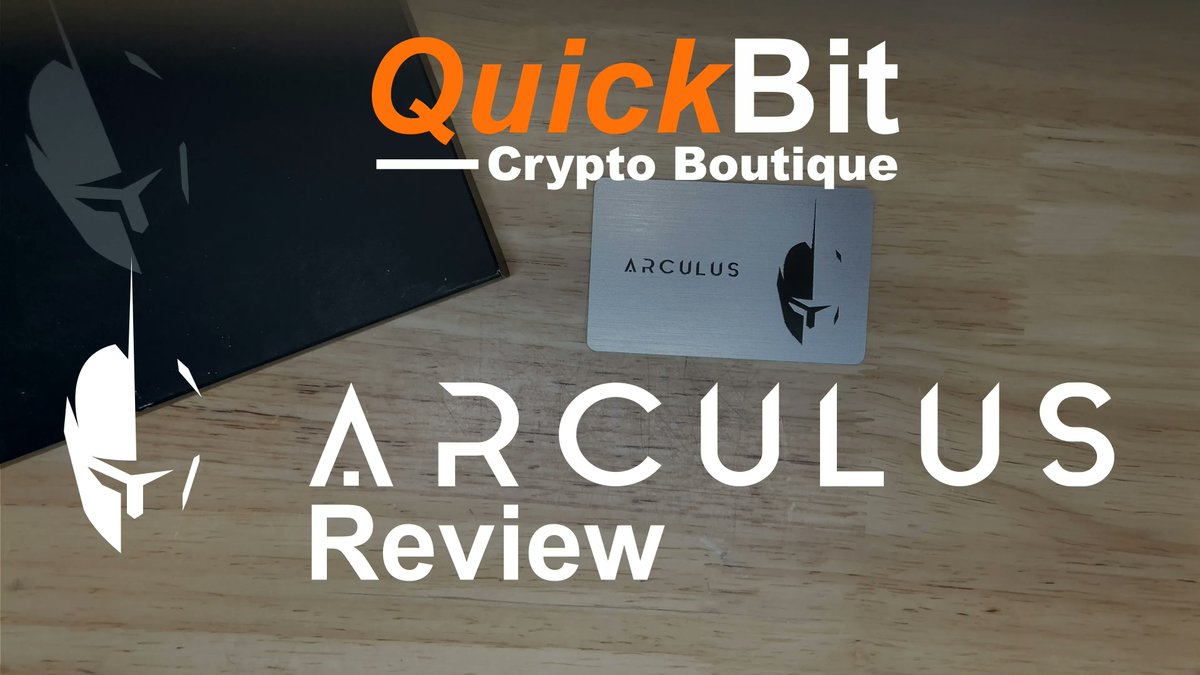 quickbitcrypto's tweet image. Have you heard about the Arculus Cold Card Wallet? We recently reviewed it and believe it may be the easiest hardware wallet to use! Check out our video to learn more 😊buff.ly/3lZGFTo  #coldcardwallet #hardwarewallet #reviewvideo @thisisarculus