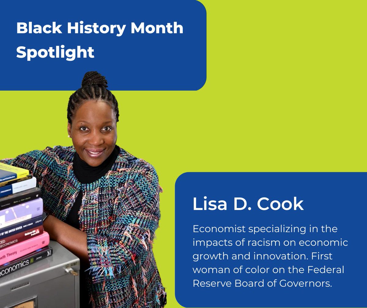 During Black History Month and beyond, it is important to remember that racism is by no means behind us in this country. There are many leaders working today to undo the lasting damage from slavery and segregation, one such leader is economist Lisa D. Cook.