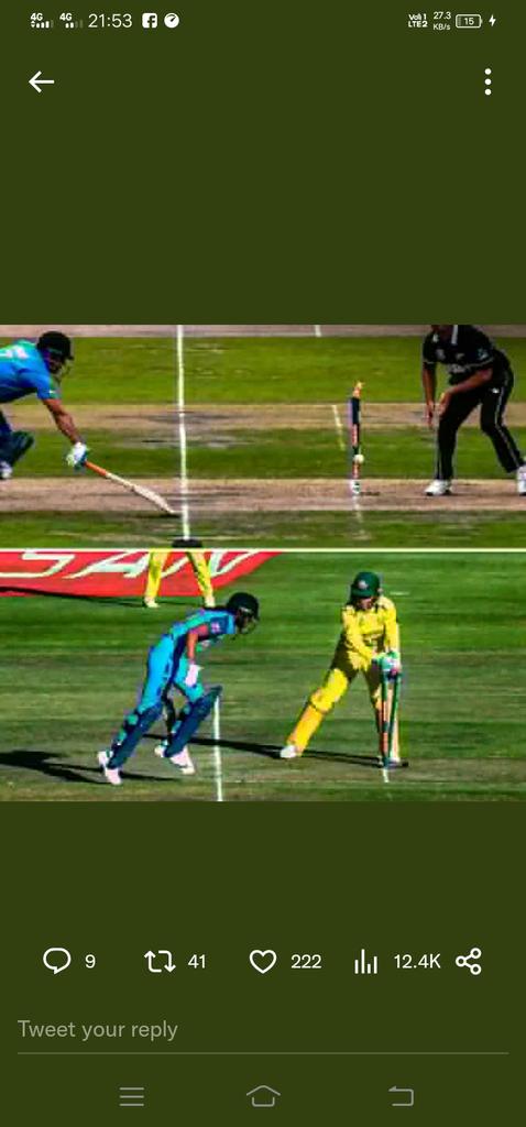 VIVEKPandeyVk's tweet photo. #INDWvsAUSWRunout always hurts 💔😞 
अब तो हमें जैसे आदत सी हो गई है
#INDWvsAUSW 
@BCCI
@imVkohli @ImRo45 @mandhana_smriti https://t.co/ABX65yH5wt