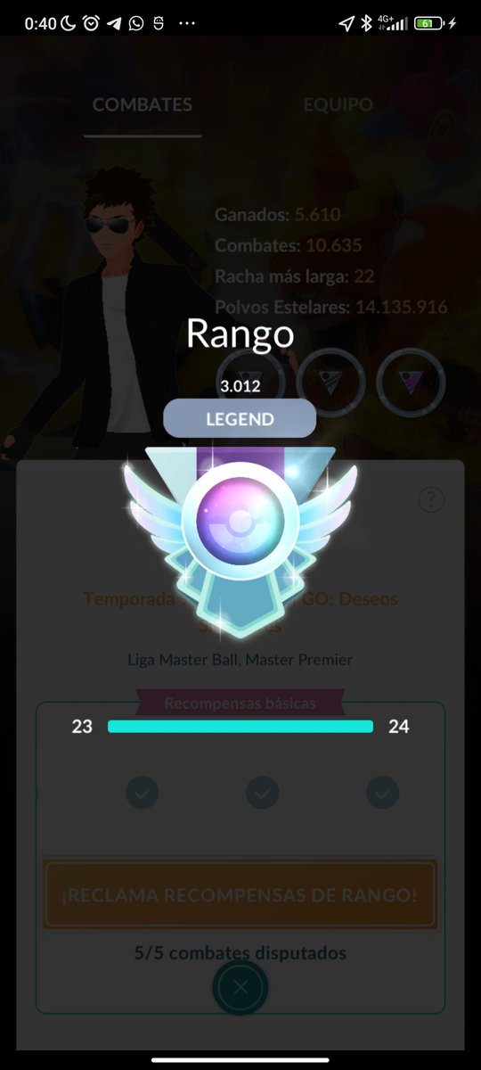 angelsqual7's tweet photo. Otra leyenda más, 2° de la temporada! Grande Escanciador! Si es que con lo que tiene en máster subido es la ostia! #PokemonGoPVP
#PokemonGOTrading
#PokemonGOBattle
#PokemonGOLeague
#PokemonGOFriend
#PokemonGOtrainers https://t.co/O6KQ3M5Er3