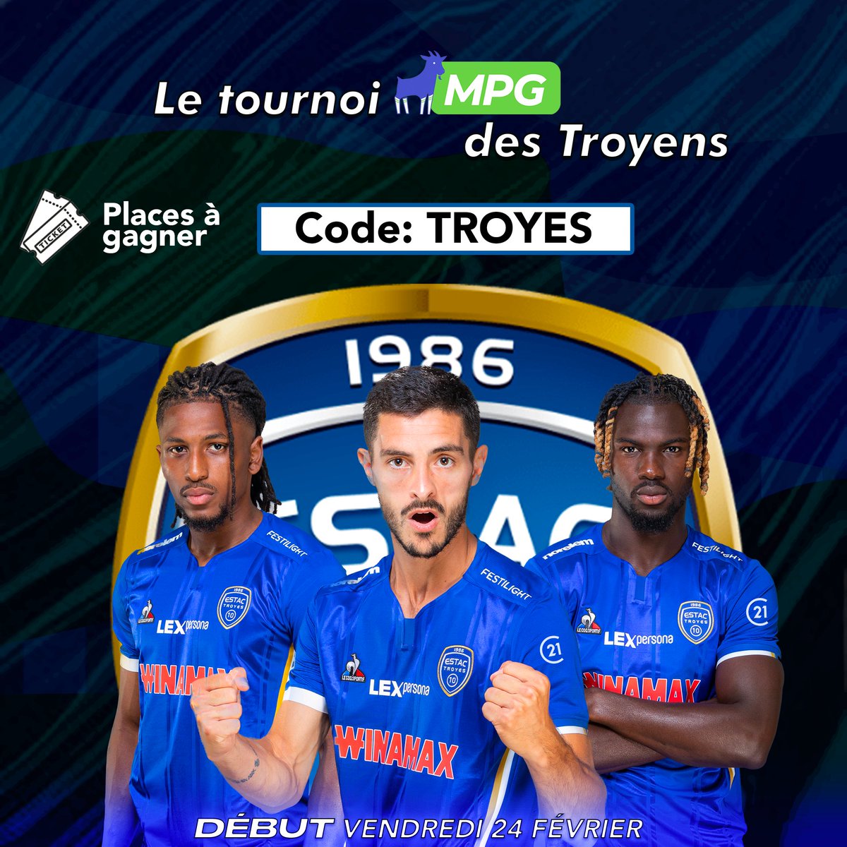 estac_officiel's tweet image. ⚔️ Venez vous défier entre supporters de l’ESTAC dans un grand tournoi sur @MonPetitGazon et tentez de remporter des places de @Ligue1UberEats ! 🔥🎁

👉 mpgfootball.app.link/ClubsdeCoeur

#TeamSTAC 🔵⚪️