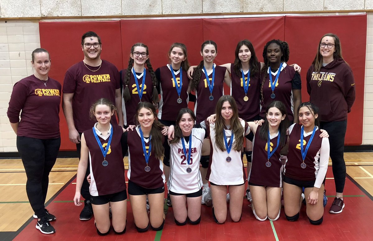 Congratulations to our JR Girls Volleyball Team on winning TDCAA silver medals in a hard fought final vs Bishop Allen. Thanks to the girls &amp; coaches J &amp; E Wasiuk &amp; Evangelista for the dedication &amp;hard work that produced such a great season! @MPSJAthletics <a href="/TCDSB/">Toronto Catholic District School Board</a> <a href="/MPSJGuidance/">MPSJ GUIDANCE</a>