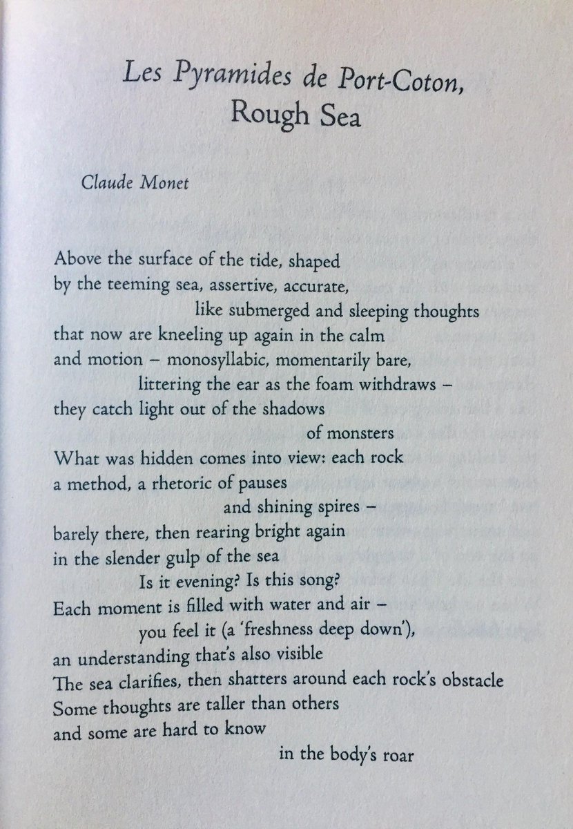 Absolutely loving 'Wilder' by <a href="/jemma_borg/">Jemma Borg</a> (<a href="/PavilionPoetry/">Pavilion Poetry</a>). Stunning poetry exploring the natural world and our place in it - especially love 'Les Pyramides de Port-Coton, Rough Sea' and 'Marsh thistle'!
