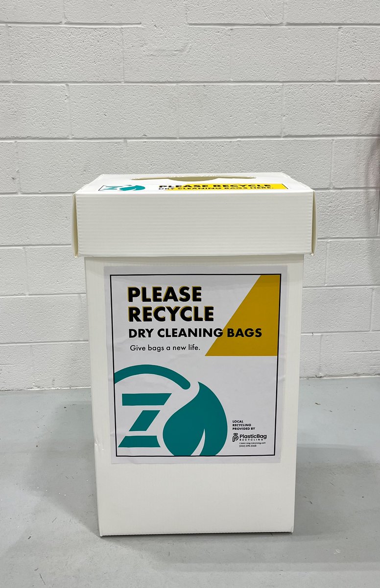 We are so excited to be adding one more ♻️ bin at <a href="/ZIPSCleaners/">ZIPS Cleaners</a> on 4418 Connecticut Ave NW. 

We are now picking up three bins/week. That is so much plastic film 🤯

Tell your local dry cleaners about us! 🗣️

We are on a mission to provide recycling for every single dry cleaner!