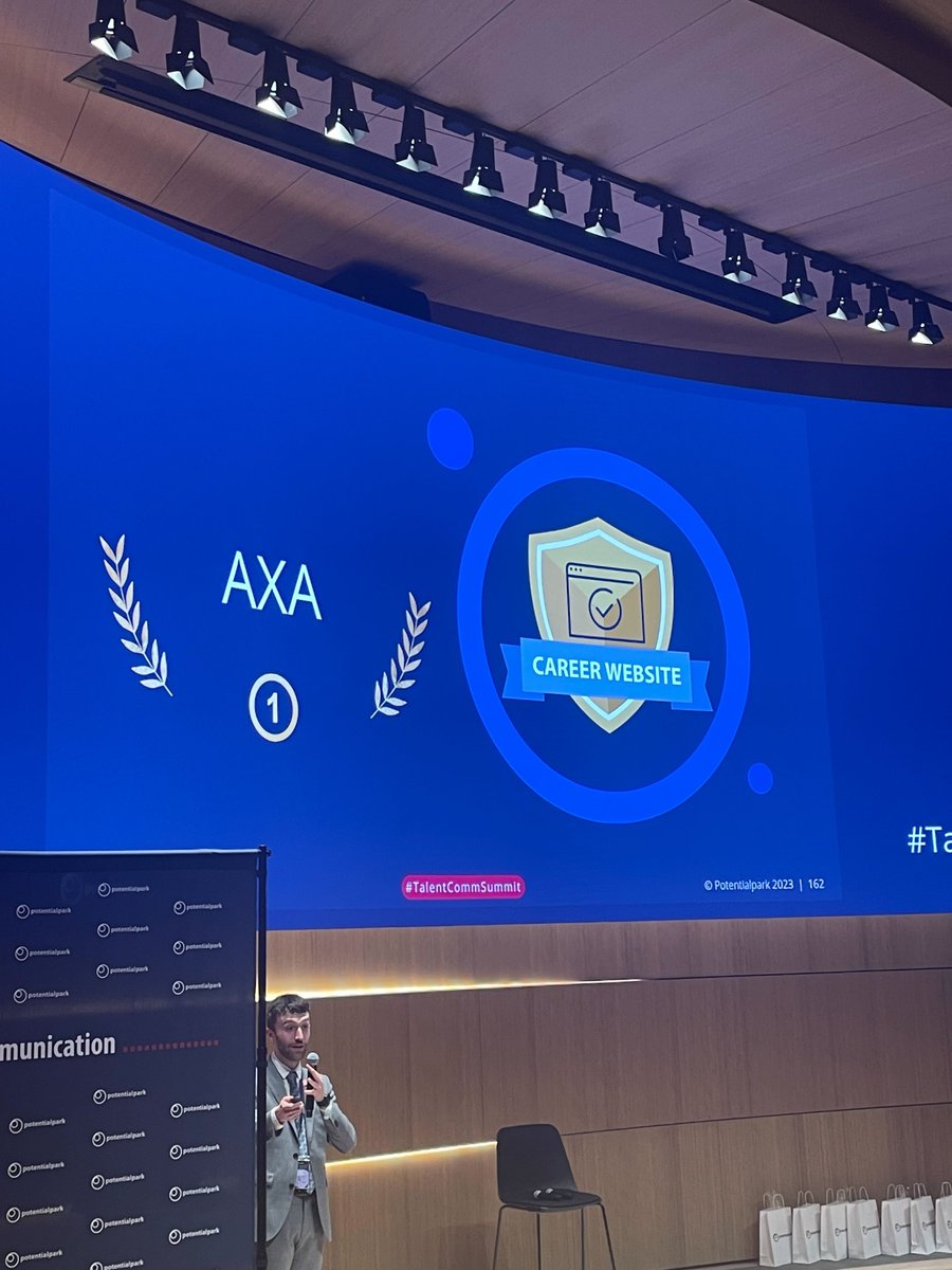 lasuperagence's tweet image. Bravo ! L’award Potentialpark 2023 du meilleur site carrière est attribué à @AXAJobs_fr👏 #PotentialparkSummit2023 #TalentCommSummit