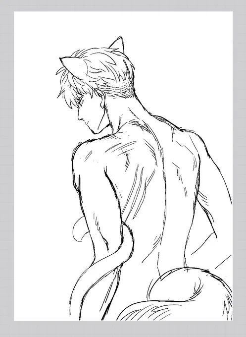さようなら猫の日 描き上がらなくてごめんよ 
