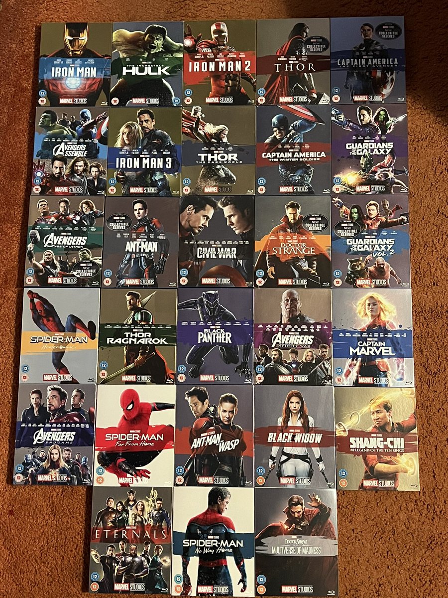 bigalthewasp's tweet image. Just the 1 new blu ray today from the awesome hmv. I’m glad they are still releasing these marvel phase slip covers 👍 @Marvel @hmv #bluray #bluraycollection #mcu #physicalmedia