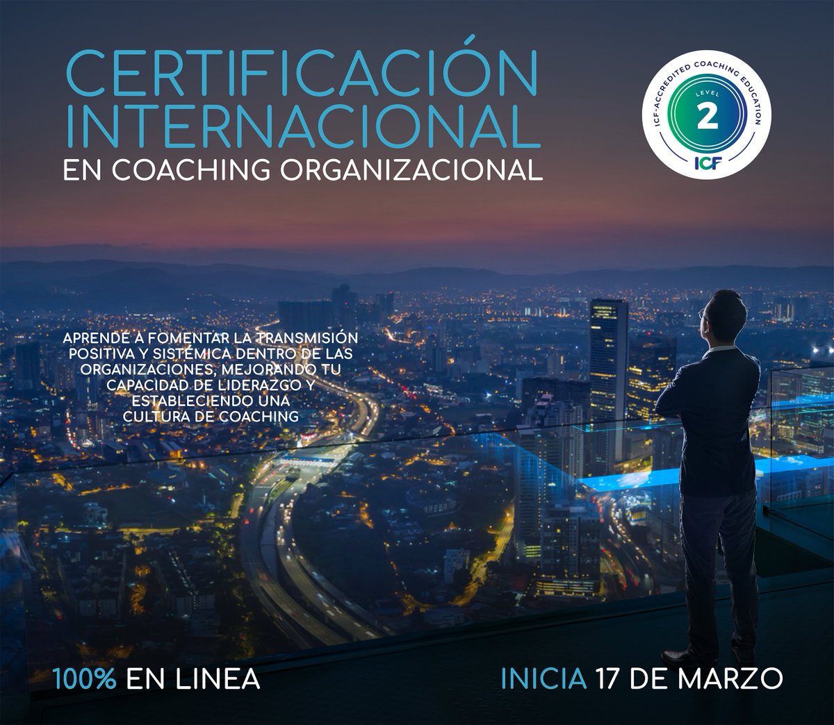 ICFMexico's tweet photo. *PATROCINADO*
"Certificación Internacional en Coaching Organizacional" un programa 100% en línea, impartido por profesionales, iníciate como Coach profesional o actualizar tus conocimientos bajo los lineamientos de la ICF
https://t.co/1h2O7TvGem 
WhatsApp: https://t.co/480Hg2N4Vy https://t.co/wFqXbuUMoC