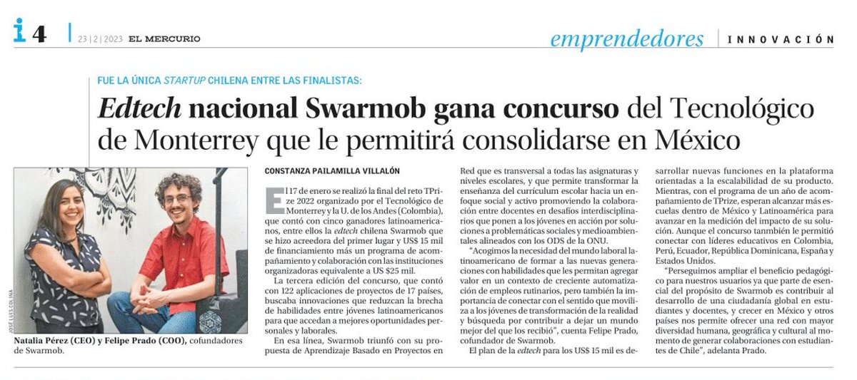 Swarmob: Aprendizajes con Impacto tweet media