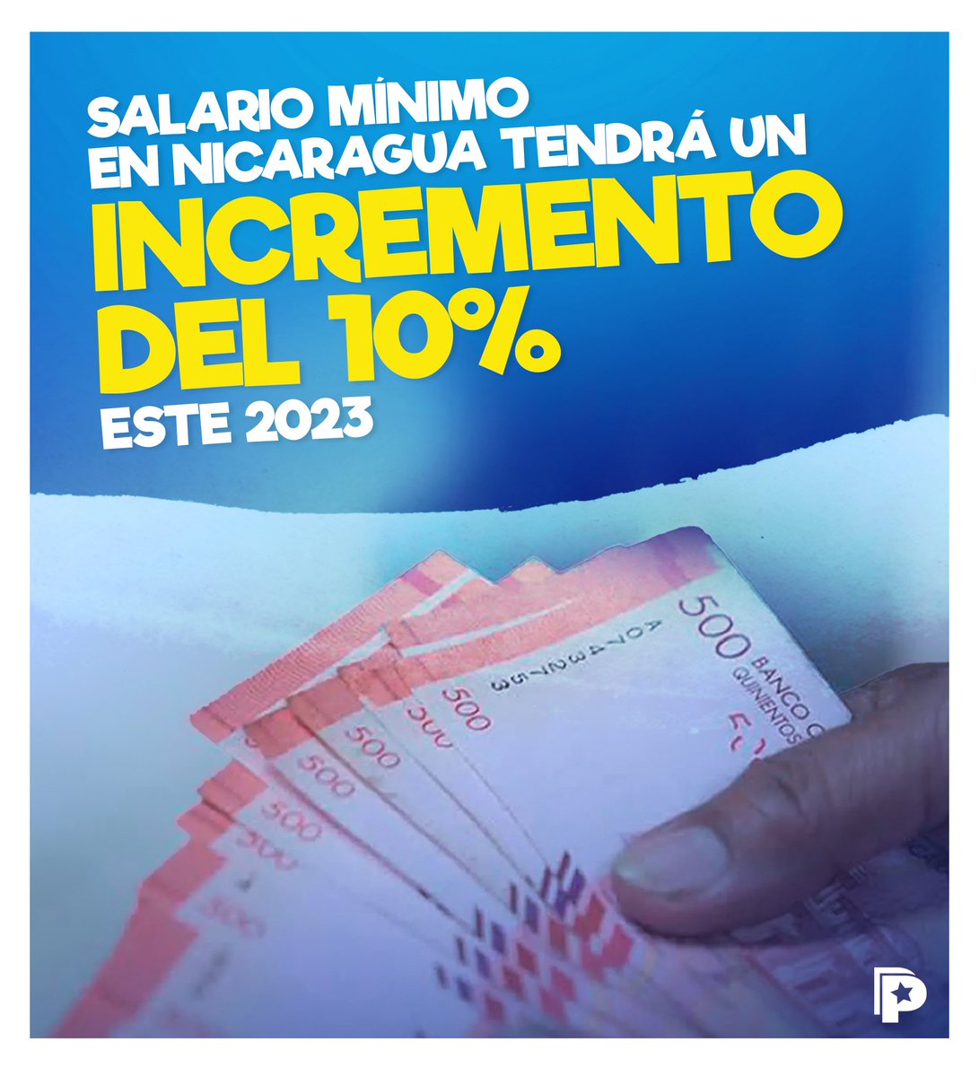 Salario Mínimo en Nicaragua 🇳🇮 tendrá un incremento del 10% este 2023. 💵

🔹️ Los sectores que integran la Comisión Nacional de Salario Mínimo lograron un consenso satisfactorio para un nuevo ajuste salarial del 10%, que será efectivo a partir del primero de marzo.
#Nicaragua