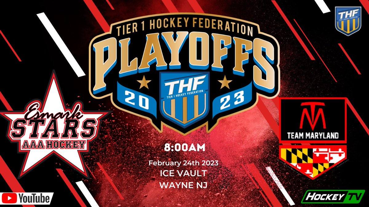 The Stars head East: the <a href="/T1HockeyFed/">T1HockeyFed</a> Playoffs begin Friday morning. We open with <a href="/TeamMarylandAAA/">Team Maryland Hockey</a> 

<a href="/_Neutral_Zone/">Neutral Zone</a> <a href="/eliteprospects/">Elite Prospects</a> <a href="/MYHockeyRanking/">MYHockey Rankings</a> <a href="/hockeyscouting/">The Scouting News</a> <a href="/puckprospects_/">Puck Prospects</a>