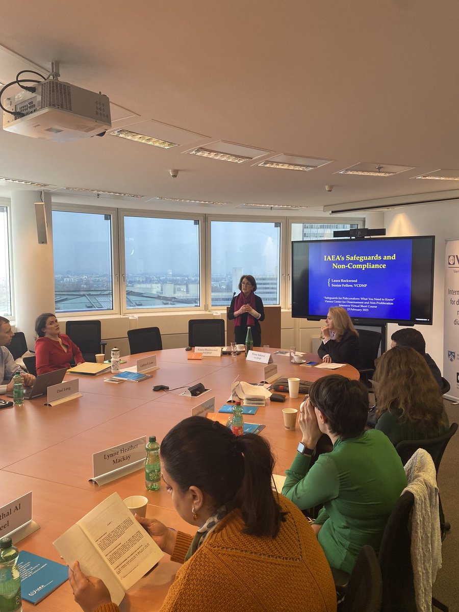 VCDNP's tweet photo. On day 4 of our #Safeguards Course we focused on the role of the #State in relation to safeguards. Specifically our participants looked at case studies in non-compliance, listened to takeaways from #SRAs and #SSACs and learned about the importance and role of #partnerships. βοΈ https://t.co/H8v8eRMN9c