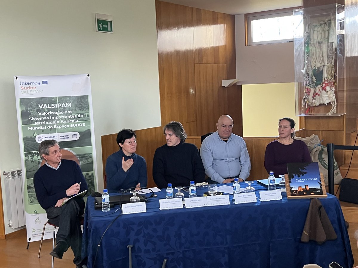 Los territorios #SIPAM y espacios singulares del proyecto #VALSIPAM debaten el papel de la #innovación en el #turismosostenible #agriculturalheritage #sustainablrtourism <a href="/FAO/">Food and Agriculture Organization</a> @Sudoe5 <a href="/AgapaSipam/">Secretaría SIPAM AGAPA</a> <a href="/tereadell/">Tere Adell</a> <a href="/vallesalado/">Valle Salado (Álava)</a> <a href="/agricultureca15/">agricultureCA15</a> #Adrat <a href="/Montalegre/">Município de Montalegre</a>