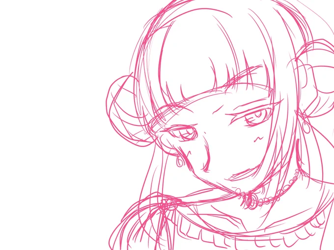 (こちらの下描きを描いたのはなんと丸々1年前) 