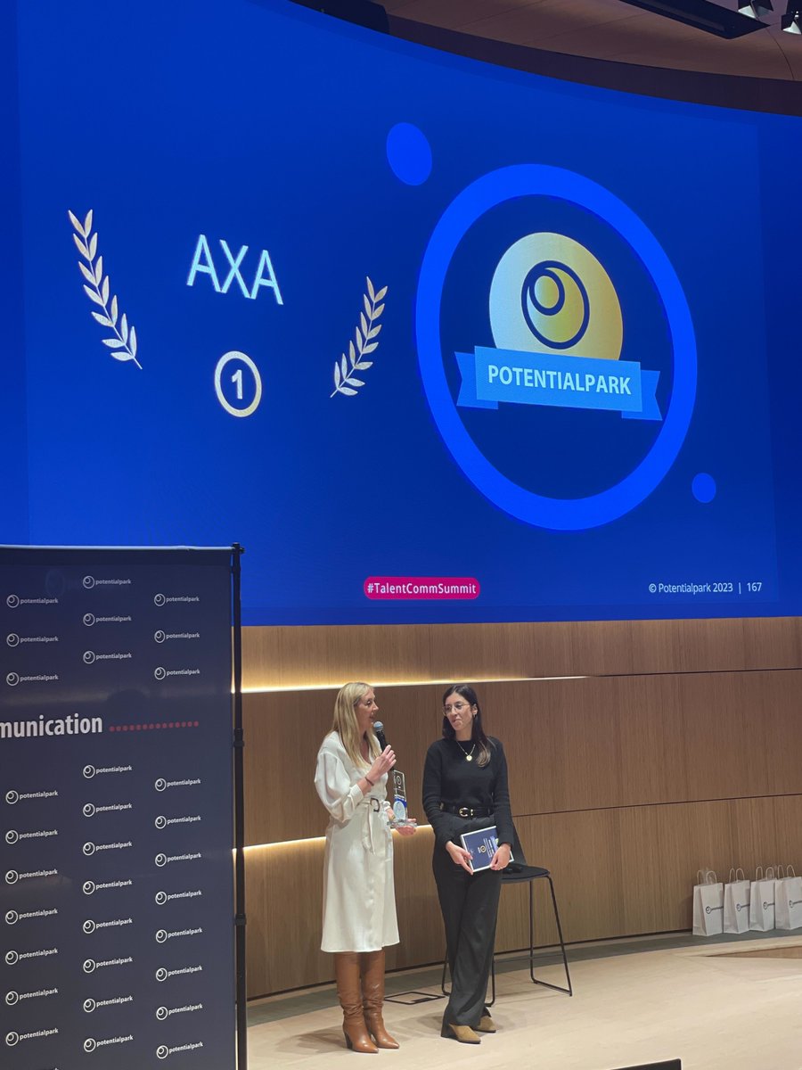 lasuperagence's tweet image. Félicitations ! @AXAJobs_fr remporte naturellement le prix Potentialpark 2023 en étant présent sur tous les podiums. Bravo @Muriel_Nicou, Émilia Zerghala et leur super équipe pour cette performance ! 👏 #PotentialparkSummit2023 #TalentCommSummit