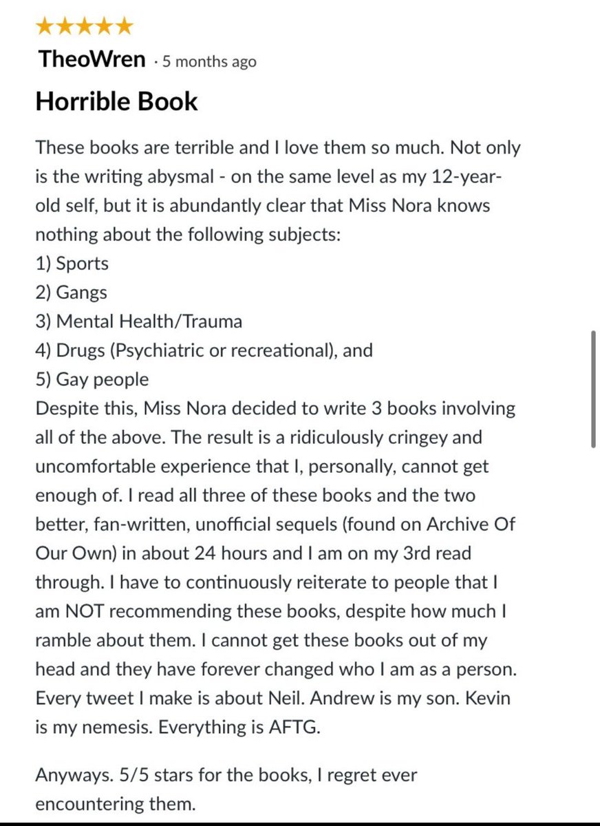 i’m genuinely crying at this review 💀💀💀