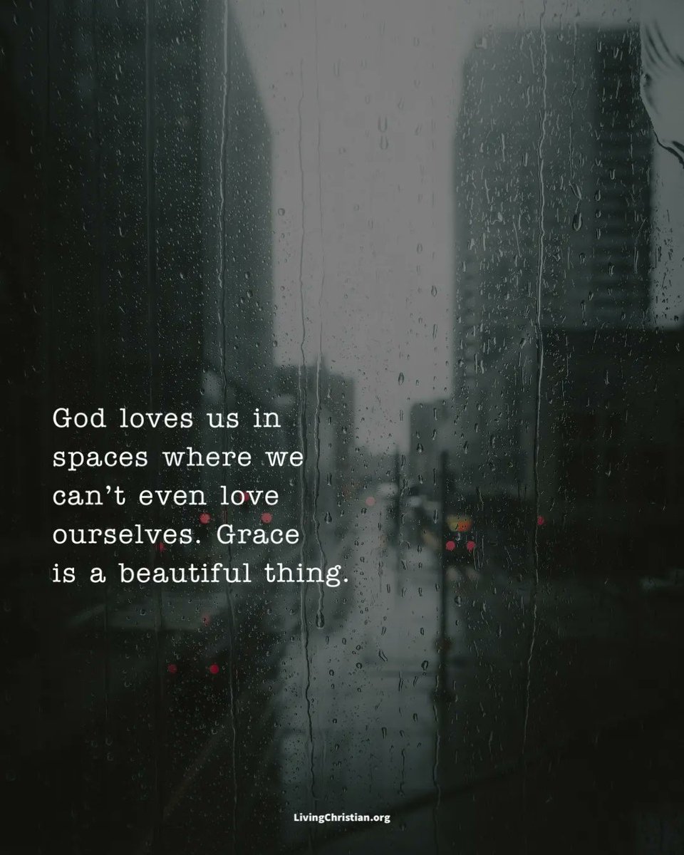 Grace is indeed a beautiful and wonderful thing.