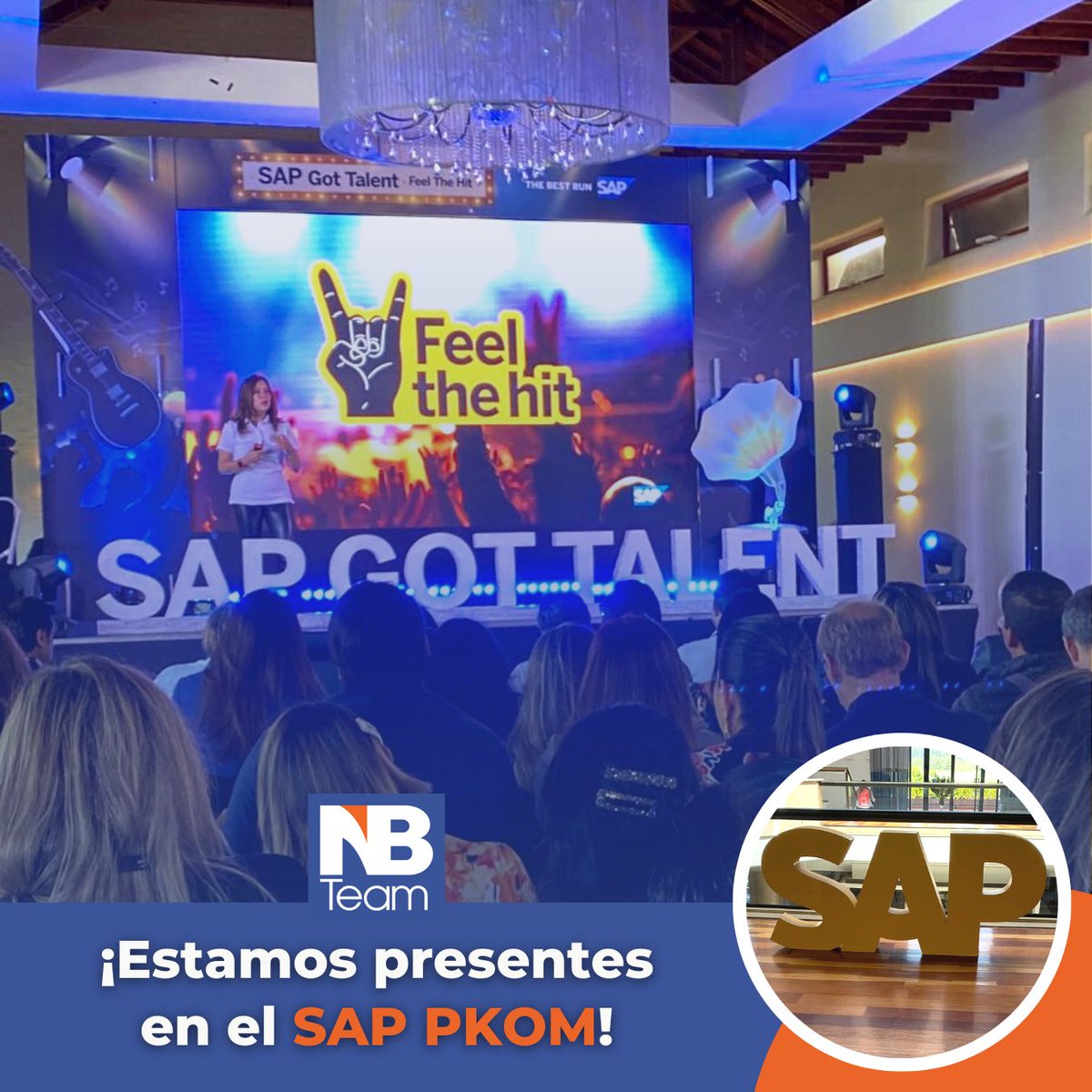 ¡NBTeam dice presente en el SAP PKOM 2023!

<a href="/SAP/">SAP</a> #FeelTheHit #SAPGotTalent #TheBestRunSAP