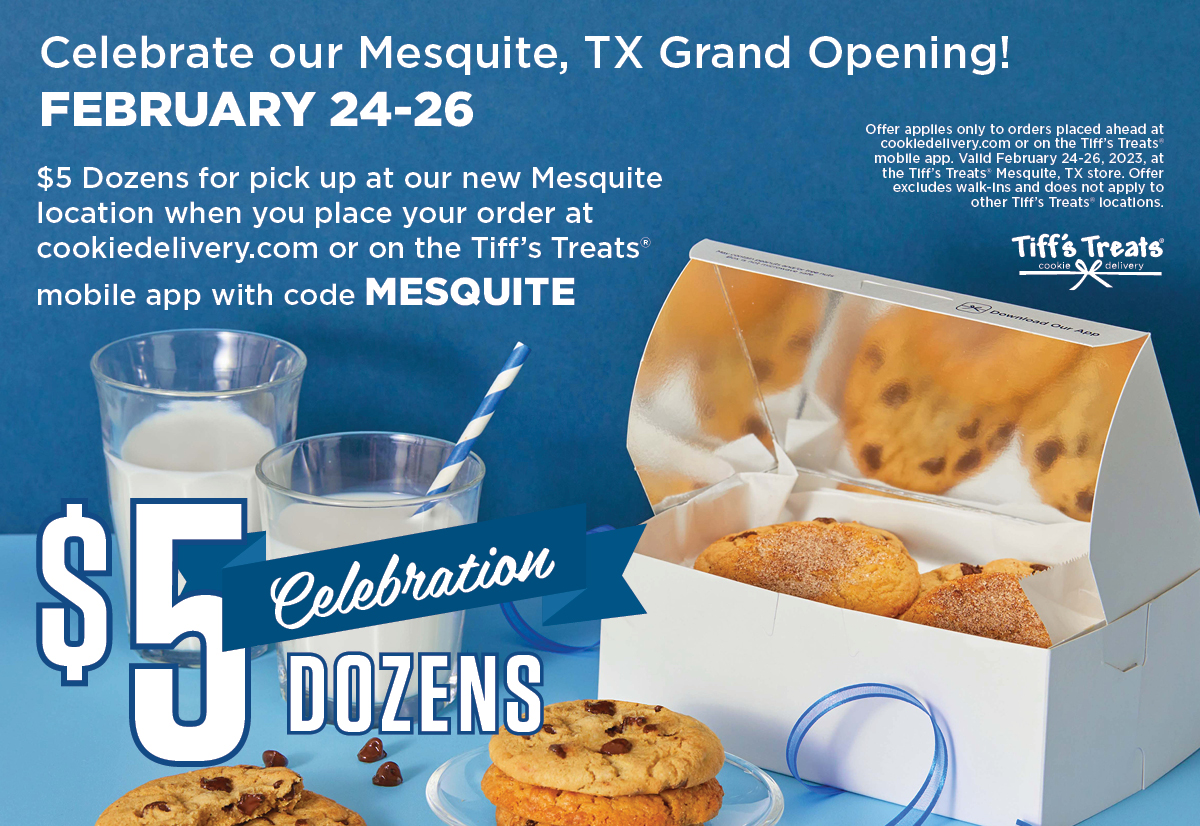 Tiff's Treats on Twitter "Celebrate our Mesquite, TX Grand Opening
