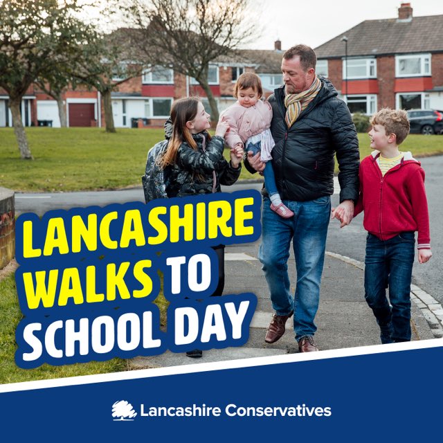 Lancashire CC Conservatives on Twitter "🚶 LANCASHIRE WALKS TO SCHOOL