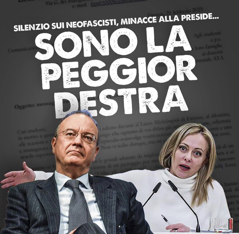 d_guazzellisp's tweet photo. Buffo è che i primi a criticare gli antifascisti sono proprio coloro che il fascismo non lo rinnegano.

Come mai!

#annalisasavino #scuola #ValditaraDimettiti https://t.co/yzcbXSD5JA