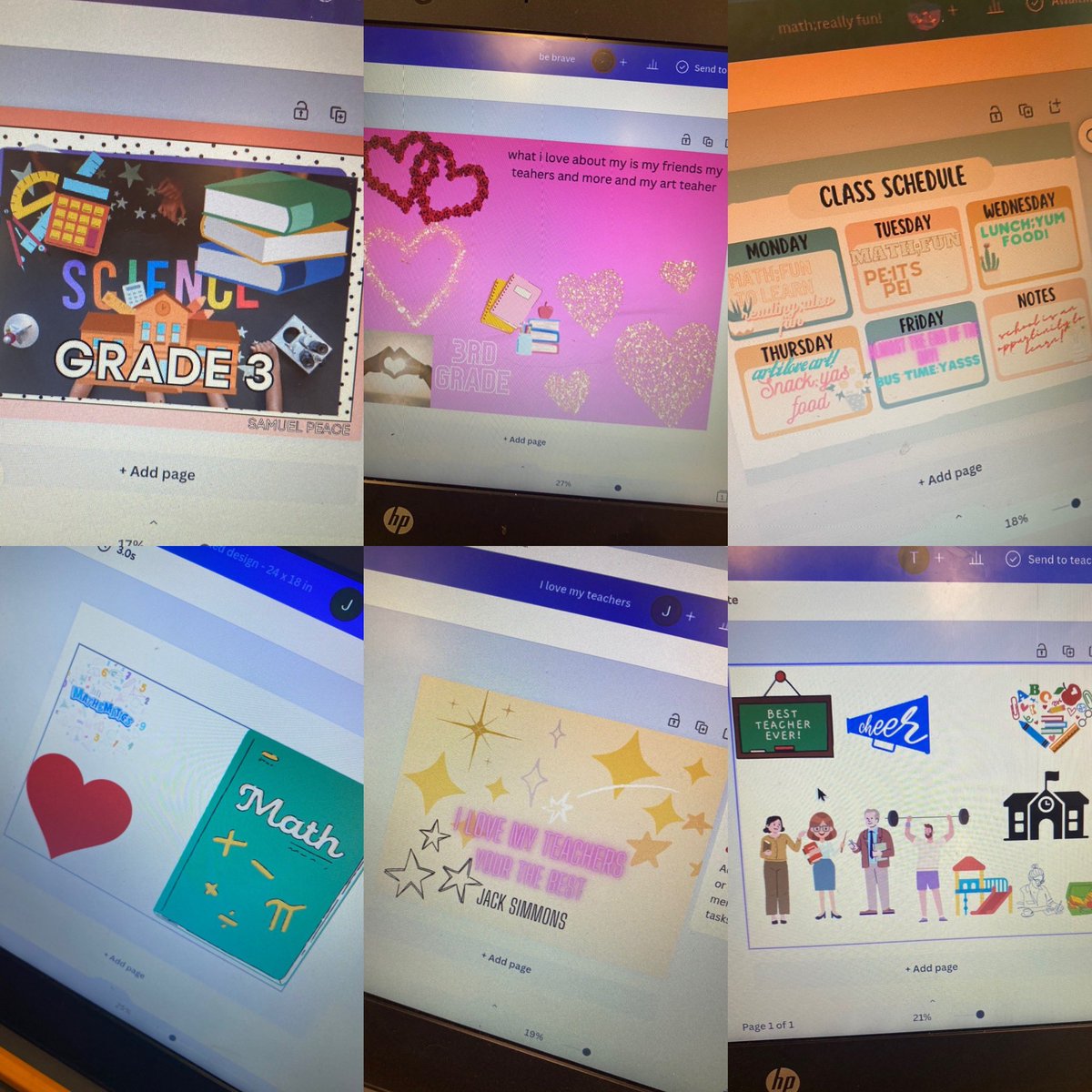 What We Love About Our School <a href="/SycamoreElem/">Sycamore Elementary</a> #limitless #DLDay <a href="/canva/">Canva</a>