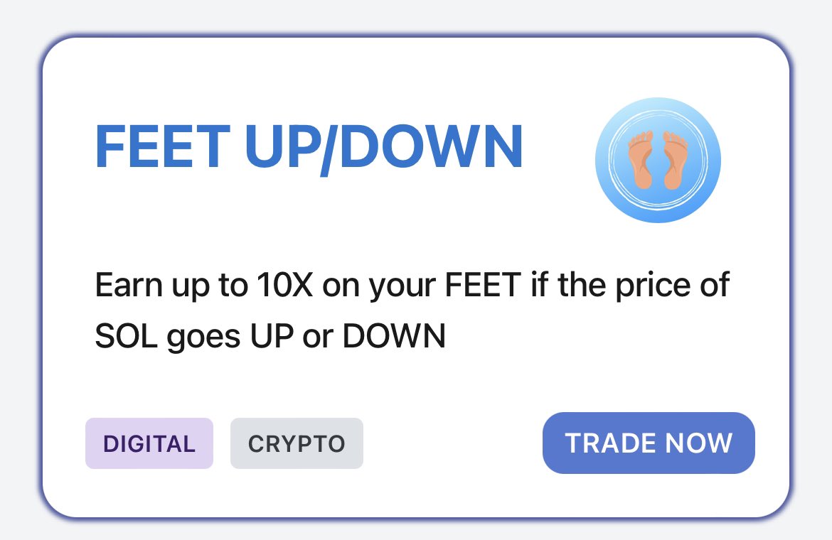sendfeetx's tweet photo. Don’t forget you can 10x your feet if you bet and win w/ @VyperProtocol 

https://t.co/sOSN5hzMmr

S/O to @bags_inu for the support 💼👣 https://t.co/9yoWJ5HK5C