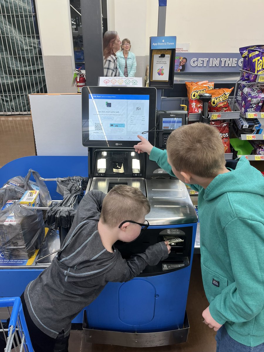 FETCH trip today! Our students work hard to keep the faculty room stocked with snacks for the teachers. #oakflatproud #bssdproud