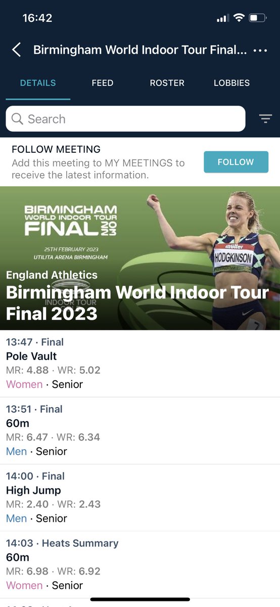 Big up to <a href="/RosterAthletics/">ROSTER ATHLETICS</a> for another year of disregarding para events that and integrated with the able bodied.