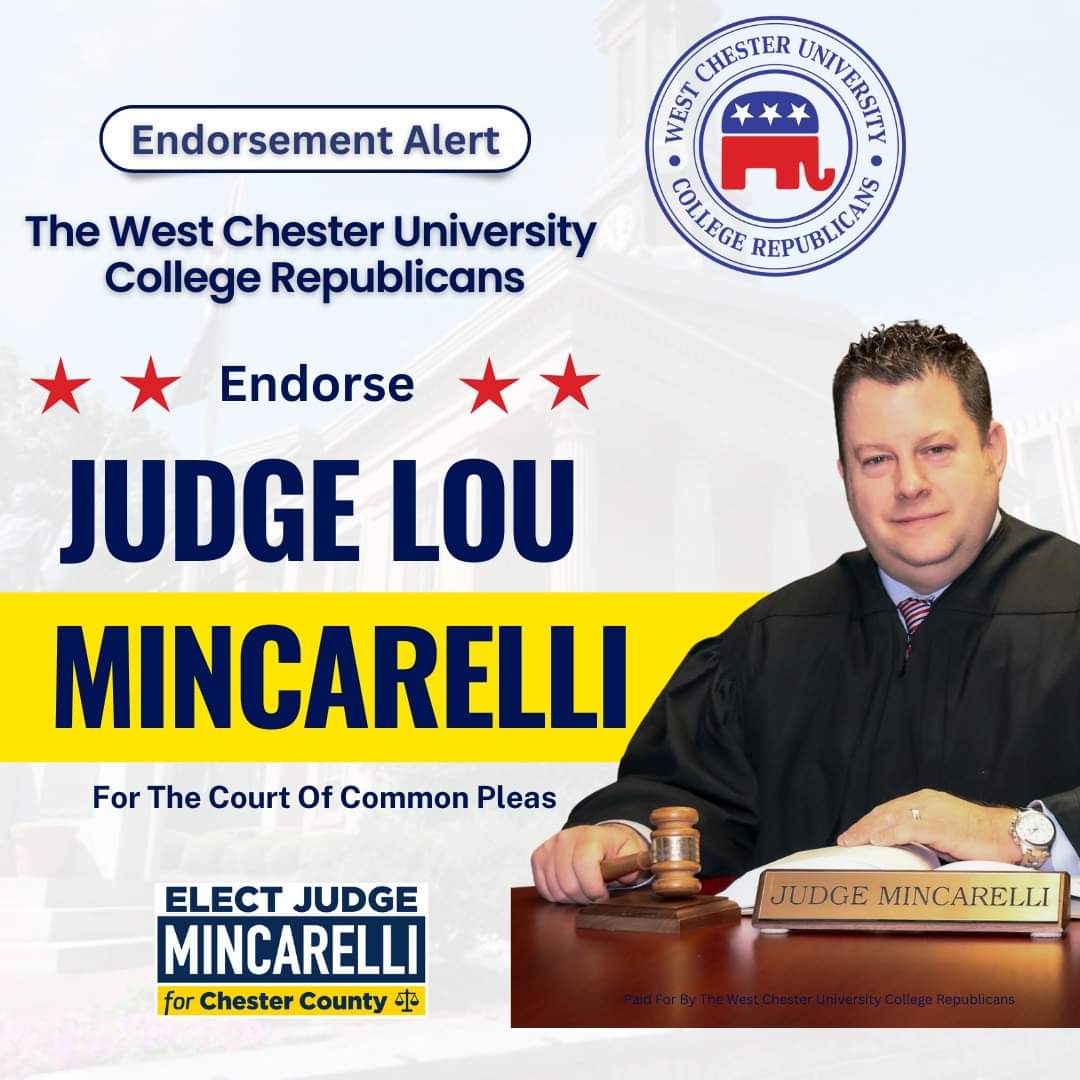 MincarelliLou's tweet photo. Thank you, West Chester University College Republicans,  for your help and support!! https://t.co/NJNhGoEAzJ