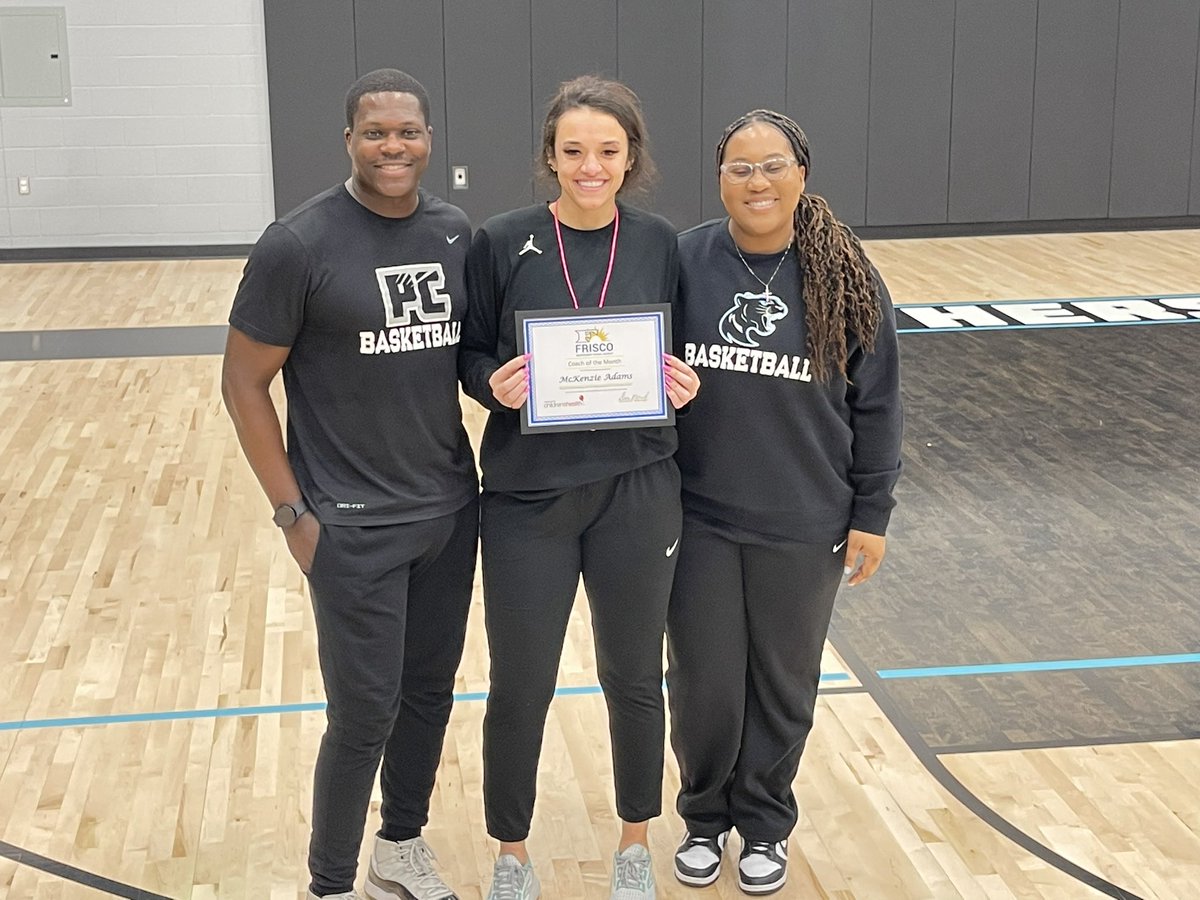 PantherCreekAth's tweet photo. Congrats to our very own Coach Adams for being named Frisco ISD Coach of the month!! We are so proud of you!!! https://t.co/dfKBiC6czg