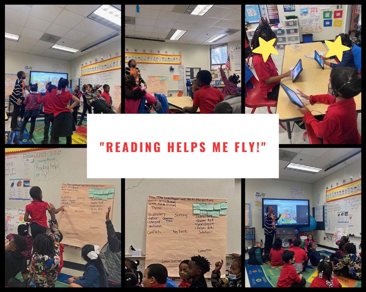 From whole group to small group…..#literacy instruction happens every day in Ms. Reid’s class @DouglassStem #ReadingCommmunity #readalouds #languagetoliteracy #engagement @DrElenaSHill @keishal929 @ReadBIGDallas @ICanReadDallas @DISDcamposeco @Mo1Ramirez