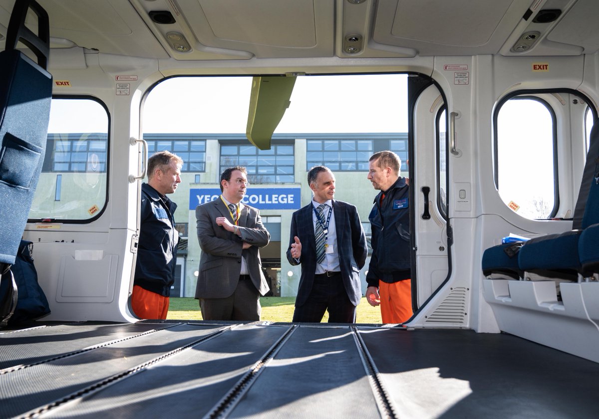 YeovilCollege's tweet image. @LDO_Helicopters Yeovil recently supported our National Apprenticeship Week when they landed their AW149 in front of the Yeovil College building, appropriately named after themselves. 

Read more: yeovil.ac.uk/news/aw149/ 

#Changinglives #WEIoT #StrongerTogether 💙