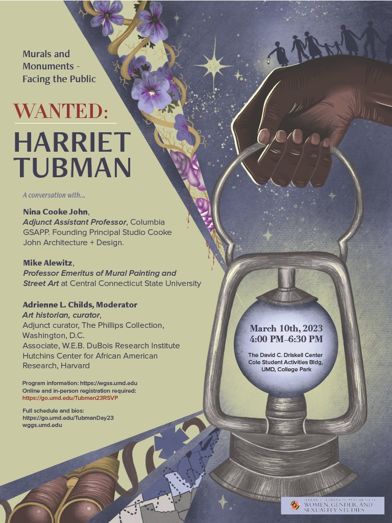 The faculty, staff, and students of the Harriet Tubman Department of Women, Gender, and Sexuality Studies invite you to join us for our annual commemoration of Harriet Tubman Day, on March 10th, from 4:00-6:30 PM  in the Driskell Gallery.

Hope to see you there!