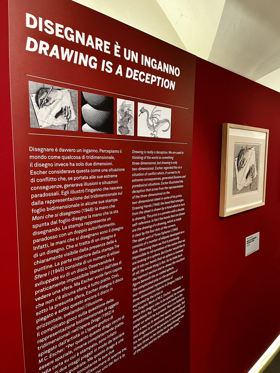 Andare a Firenze e… sentirsi a casa #MostraEscher #Siena #SanGimignano #Disegnare è un #inganno #metamorfosi #illusioni