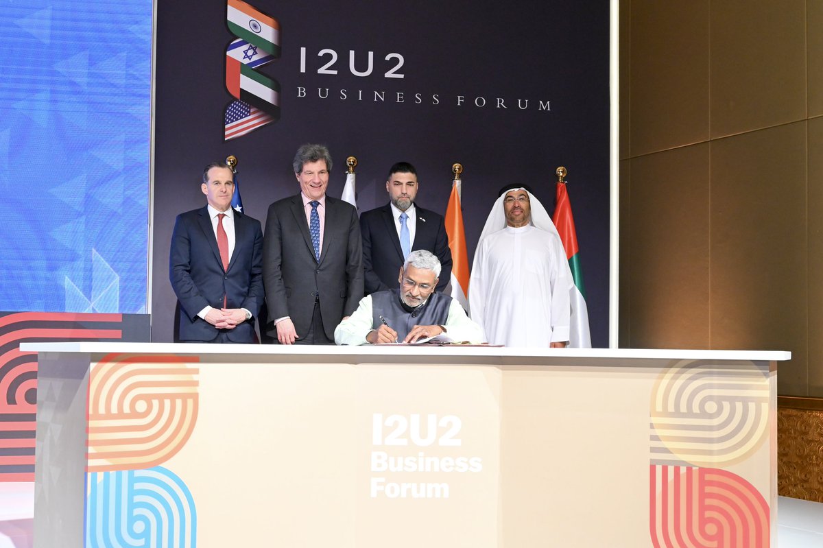 It is exciting to congratulate India, which has joined #AIM4C at the #I2U2. AIM4C, a UAE-US led initiative launched to address #climatechange and global #hunger by uniting participants to significantly increase investment in, climate-smart #Agriculture & #FoodSystems over 5 years