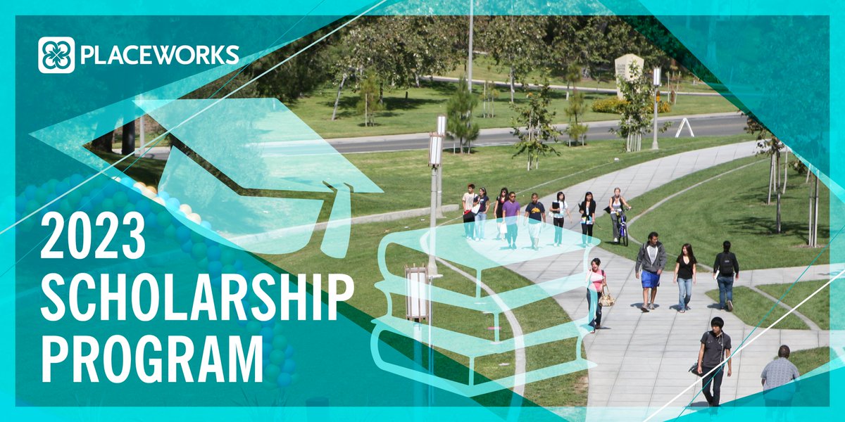PlaceWorks's tweet image. We're excited to announce that the 2023 application period is now open. Up to two $5,000 scholarships will be awarded to undergraduate or graduate students from historically underserved backgrounds. Eligible students have until April 6th to apply.
placeworks.com/news/2023-scho…