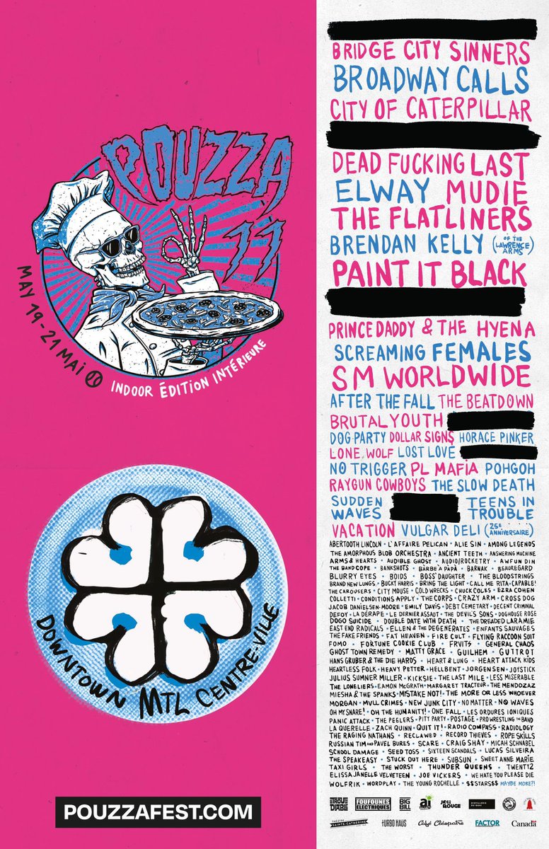 Have you heard the news? We are playing <a href="/PouzzaFest/">Pouzza Fest</a> this year!