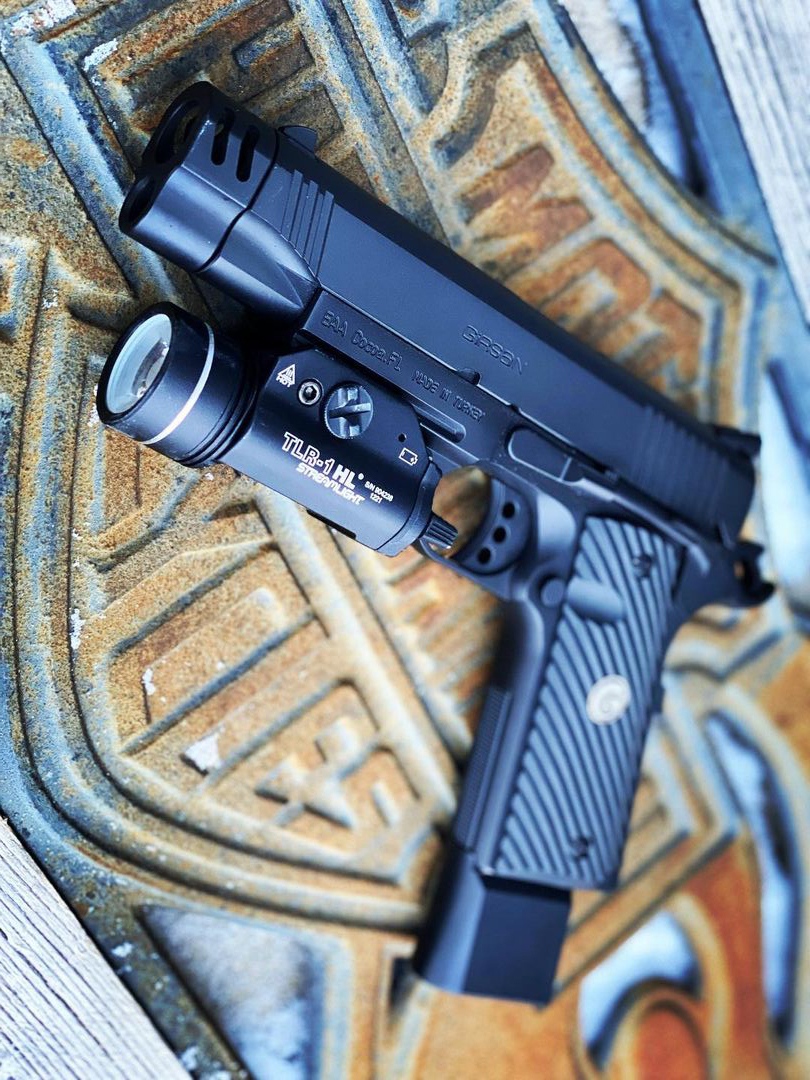 EAACorp's tweet photo. "Though I walk through the valley in the shadow of death, I will fear no evil. #godscaliber"
Pistol: Girsan MC1911 S with Compensator
Repost from @ryanswatters https://t.co/kk0Z3Lyy1e