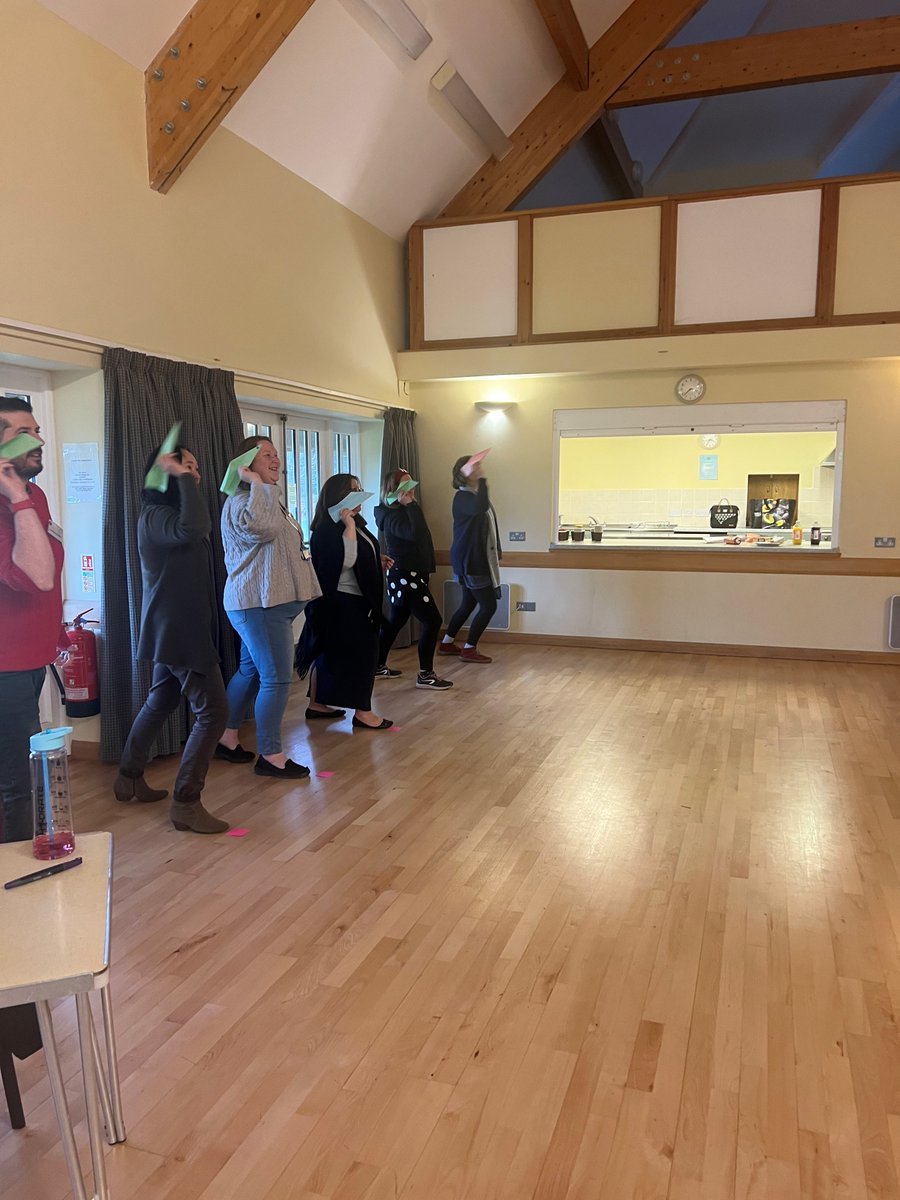 DorsetHealthQI's tweet photo. The clue is in the name of this course QSIR FUNdamentals! Paper airplane exercise to explain PDSA cycles. What a great training day! #PDSA #qitwitter #QSIR #QSIRfundamentals @QiC_UHD https://t.co/mhKvvXuv1k