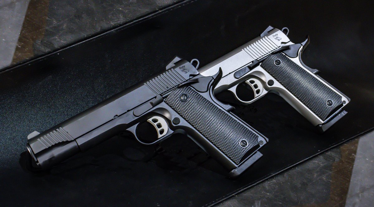 CenterfireSys's tweet photo. Almost Friday! Here's a little something to get through the rest of the week - A pair of Tisas Duty 1911's chambered in .45ACP 🧨 brought to you by @sdsimports Available in various frame sizes and calibers!
#sds #tisas #45acp #godscaliber #legend #duty #centerfiresysytems https://t.co/3hJEXQUWNX
