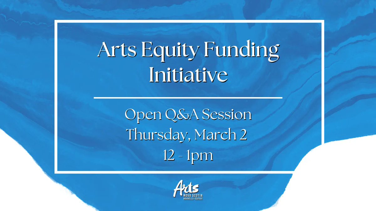 Applying to our Arts Equity Funding Initiative?
Join program officer David Goudie for a drop-in Q&amp;A session from 12 – 1pm on March 2 via Microsoft Teams.
To join, click the link below:
buff.ly/3YyZZ7X