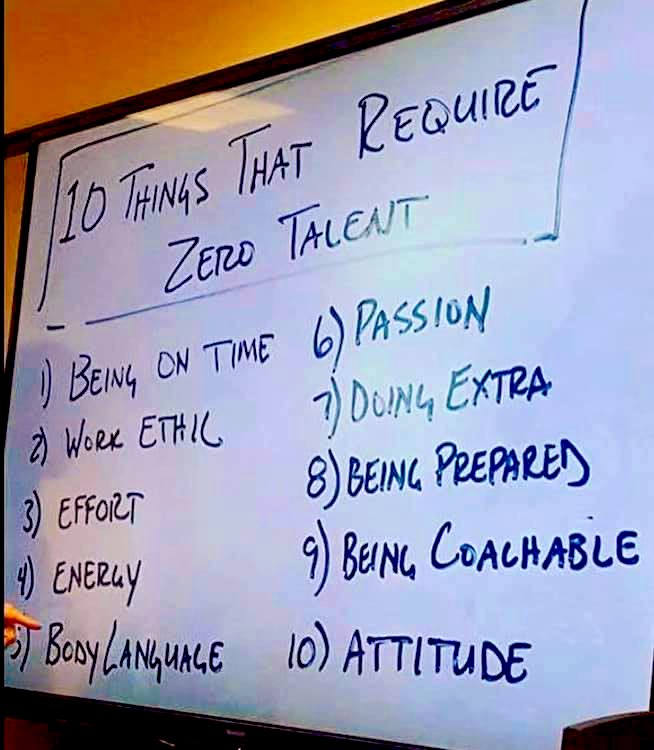BeingPractical's tweet image. 10 things that require zero talent... but can make so much difference!