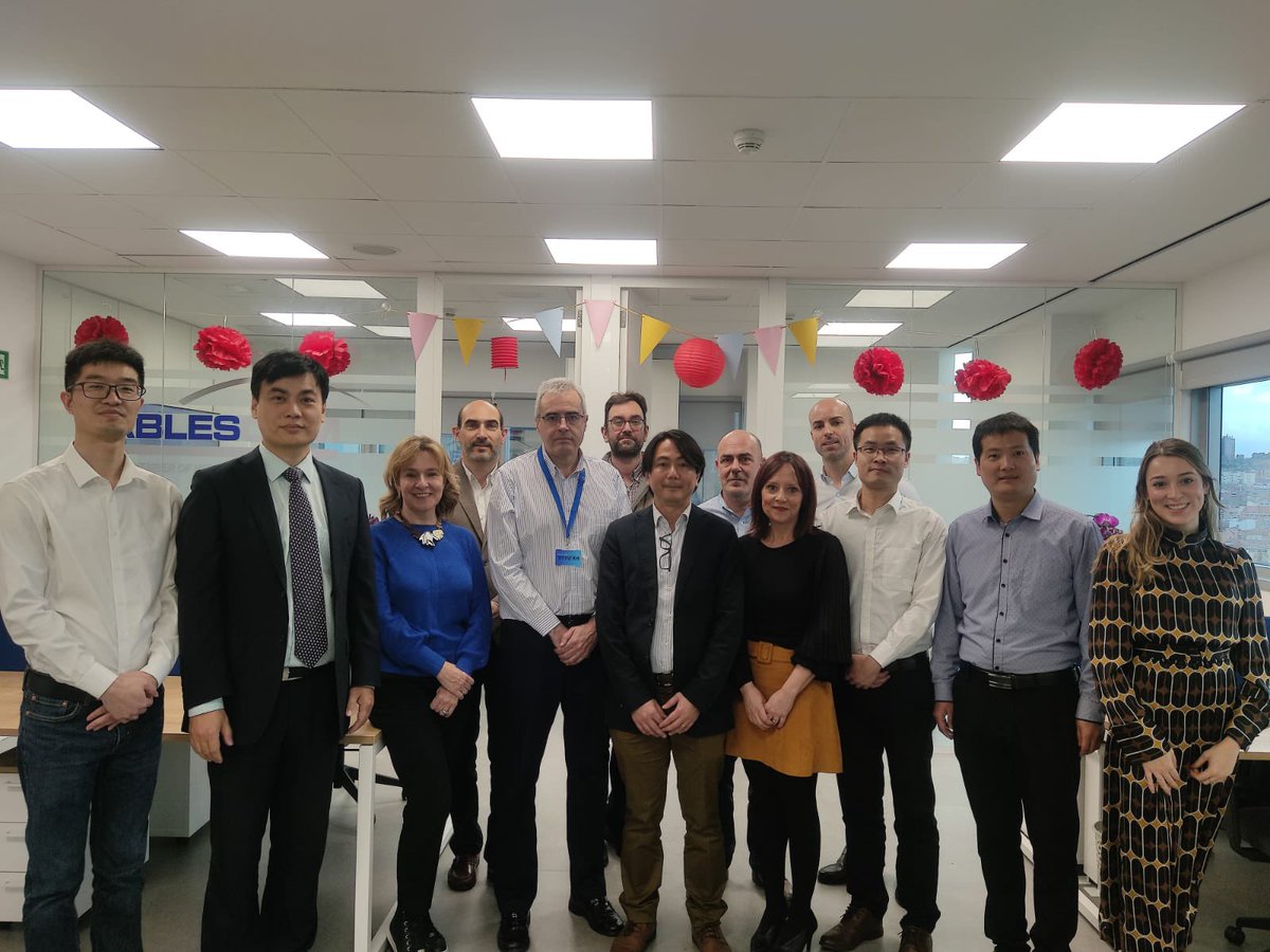 Cablescom's tweet photo. ¡Estamos de celebración! 🎉👏
#Cablescom abre nuevas oficinas en Madrid. Brindamos por el comienzo de una nueva etapa cargados de ilusión y retos 😃
#Cablescom y @hengtong_scch, por un futuro mejor👏 https://t.co/A6DdeDP1Am