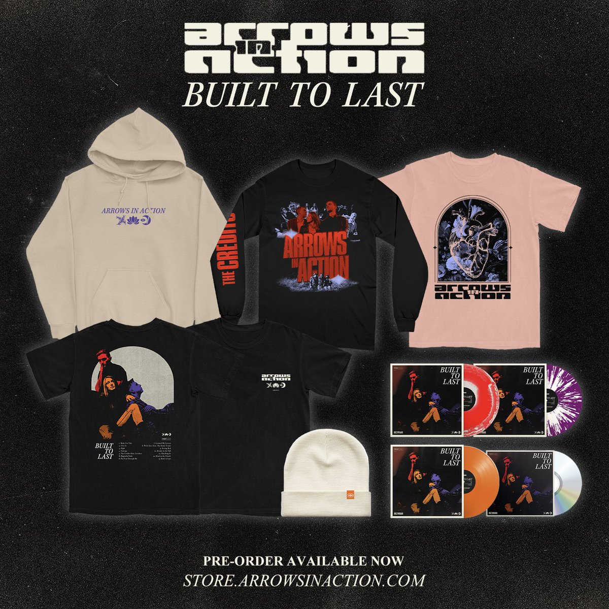 ArrowsinAction's tweet photo. Our DEBUT ALBUM 'Built To Last' drops on May 26th, you can pre-order the album now at https://t.co/zSEay888RO

This is a really big deal for us and we are immensely excited to share this with you :) https://t.co/vVa7k9dlmi