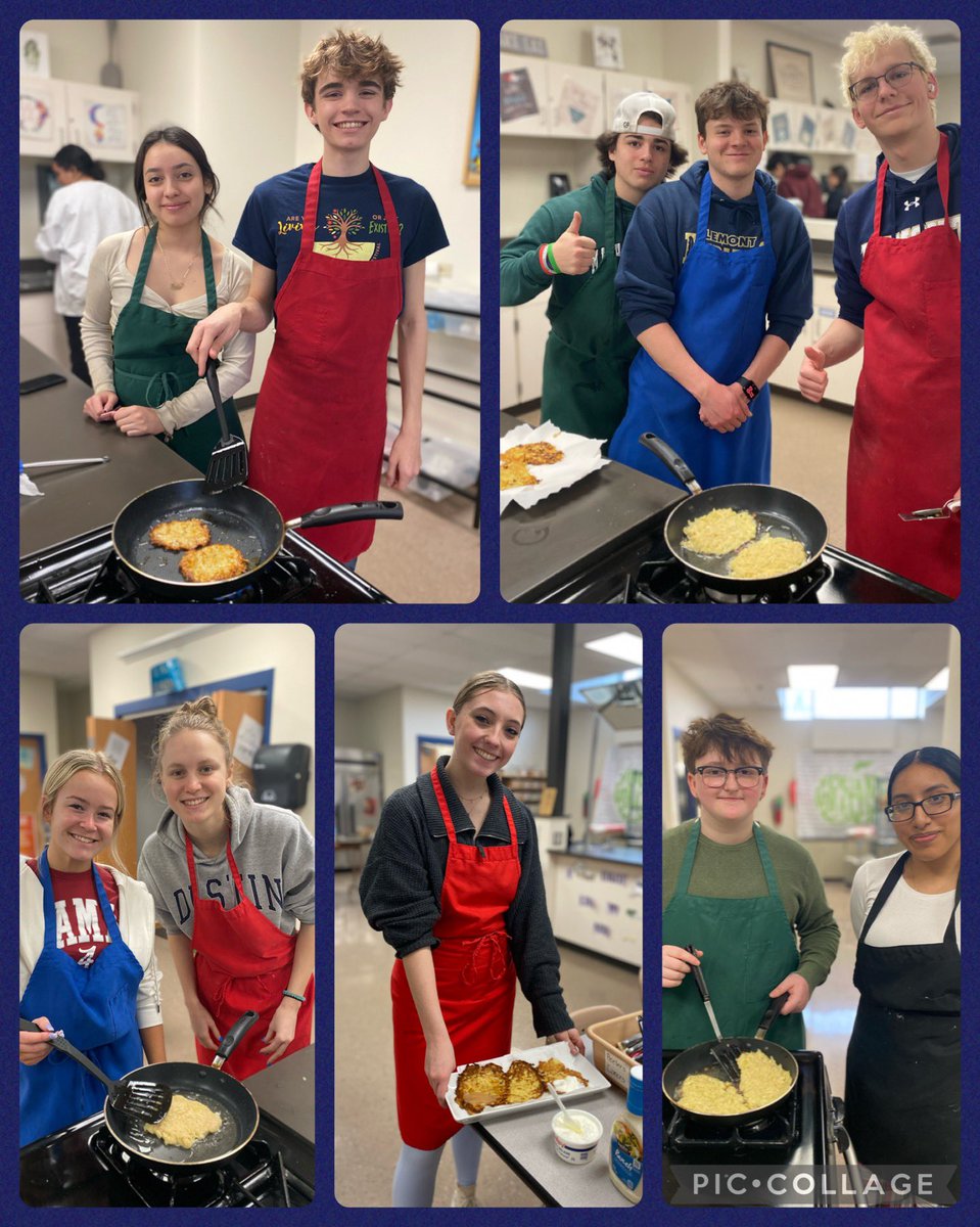 LHS210Wilcoxen's tweet photo. German Kartoffelpuffer on a quick half day! ๐ฅ ๐ฉ๐ช #InternationalCooking #WeAreLemont #CTEmonth https://t.co/1l76O1vhwI