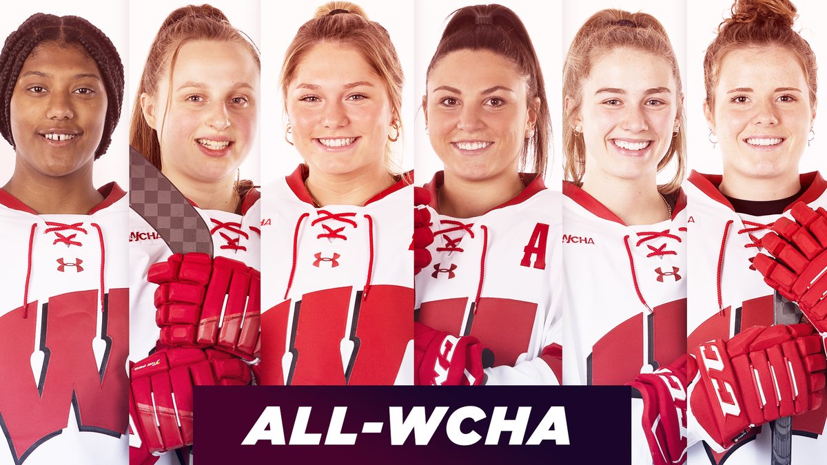 BadgerWHockey's tweet image. Congrats to our 6️⃣ #Badgers that earned All-@WCHA_WHockey Honors!

👉 go.wisc.edu/hr2867