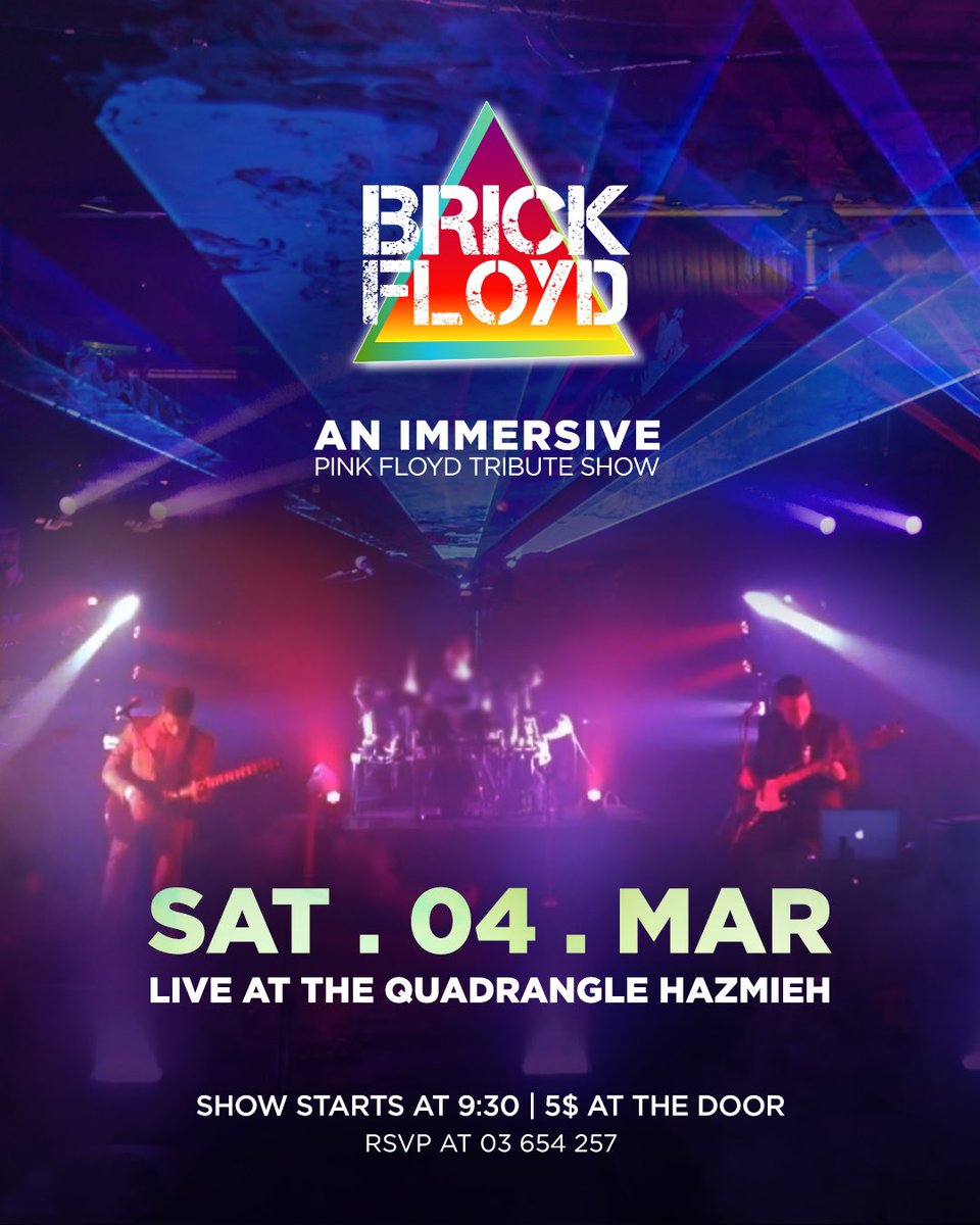 Mat3DS's tweet image. We’re giving away a pair of FREE tickets to our show next week! All you have to do is like and RT this post!

Winner will be announced on the 2nd of next month.

Super excited to be hitting the stage again and can’t wait to see you all soon! @BrickFloydShow