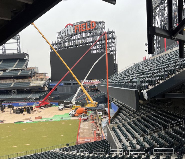 Metsmerized Online on Twitter "Construction update from Citi Field."